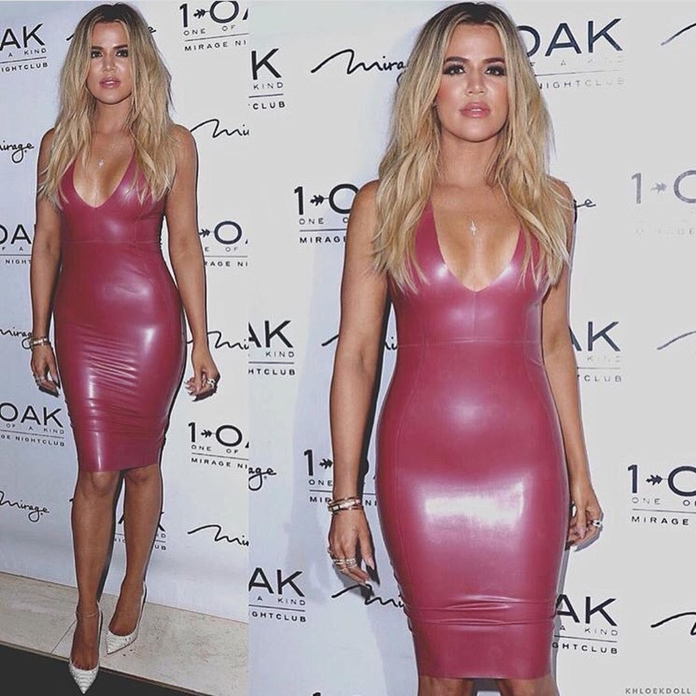 NWT House of CB Latex Rivera Dress